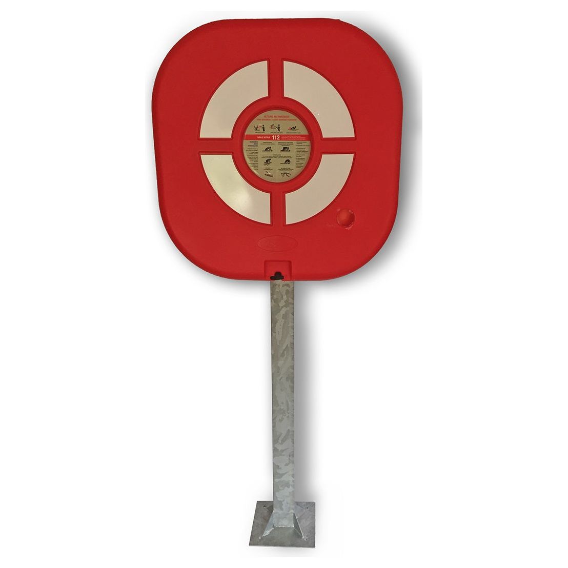 seacurity-pfosten-f-r-rettungsringkasten-stahl-verzinkt-200-cm image 2
