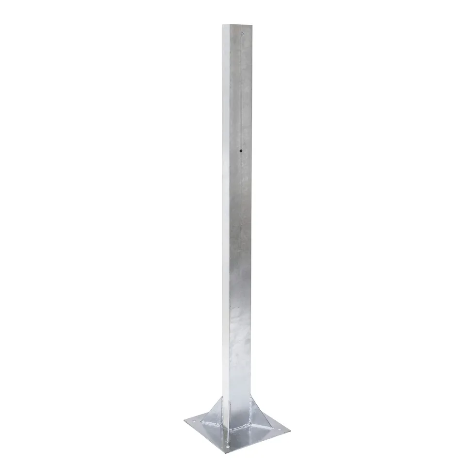 seacurity-rettungsringkasten-pfosten-stahl-verzinkt-150-cm-grau image 1