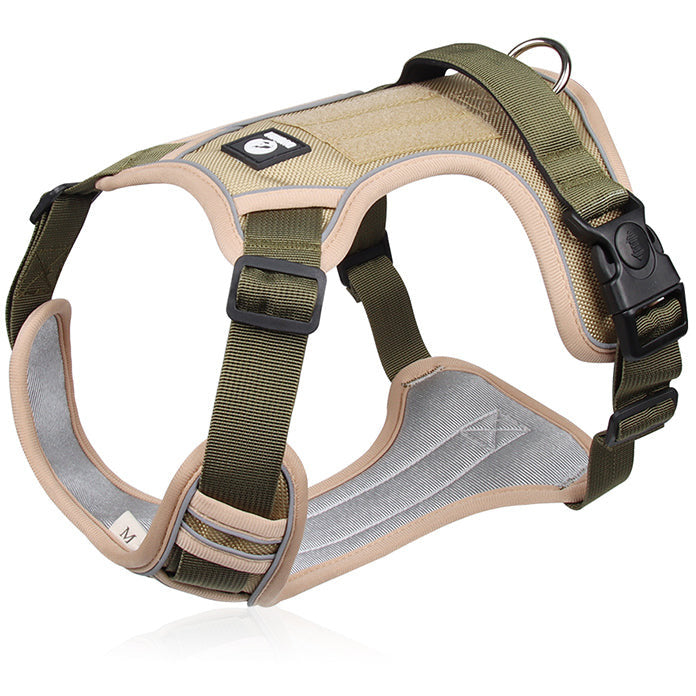 seacurity-brustgeschirr-f-r-hunde-mit-leine-gr-m-khaki image 3