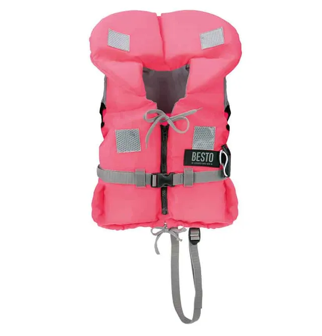 besto-racingbelt-kinder-schwimmweste-rosa-5-40-kg-pfeife image 1