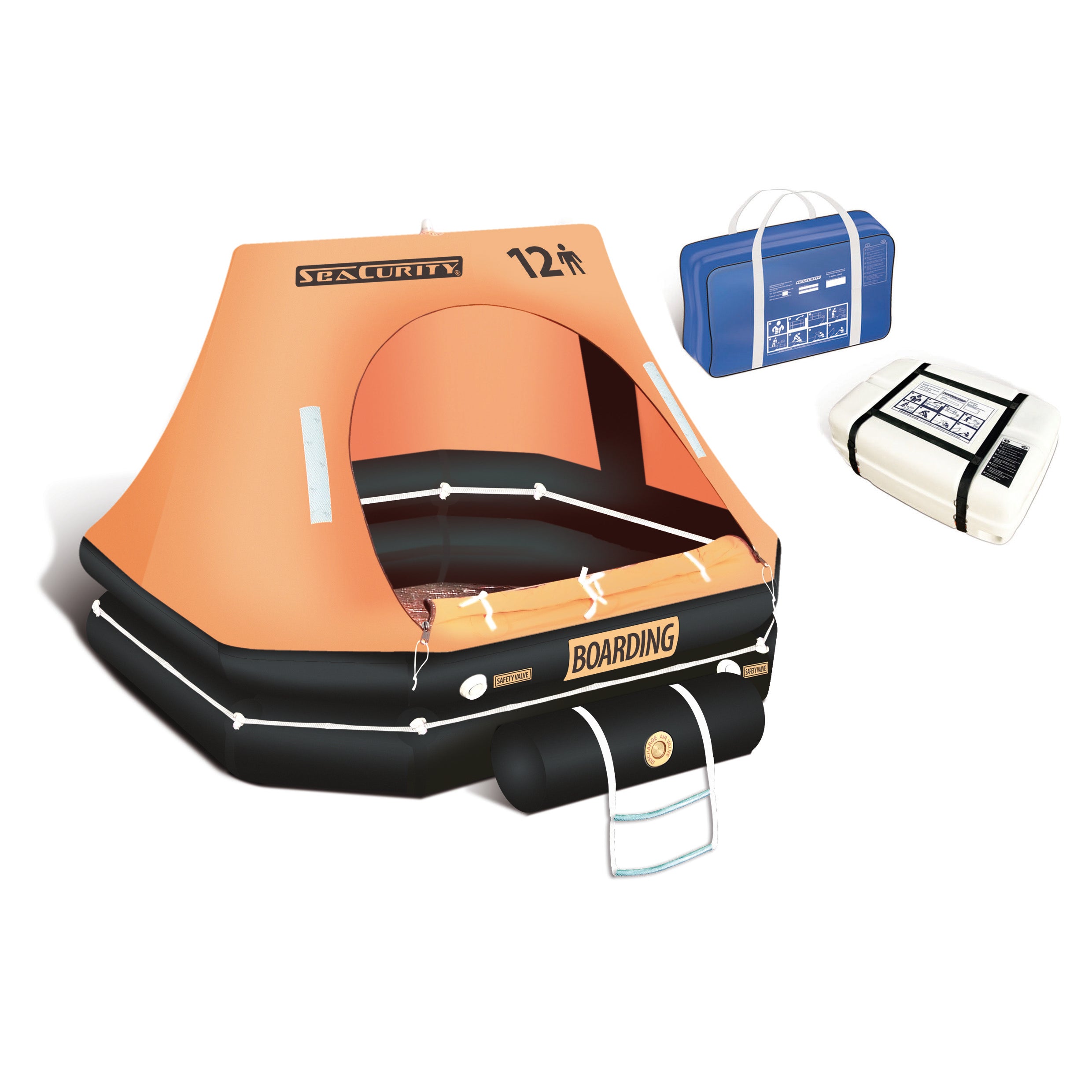 seacurity-iso-9650-1-rettungsinsel-group-a-4-personen-tasche image 6