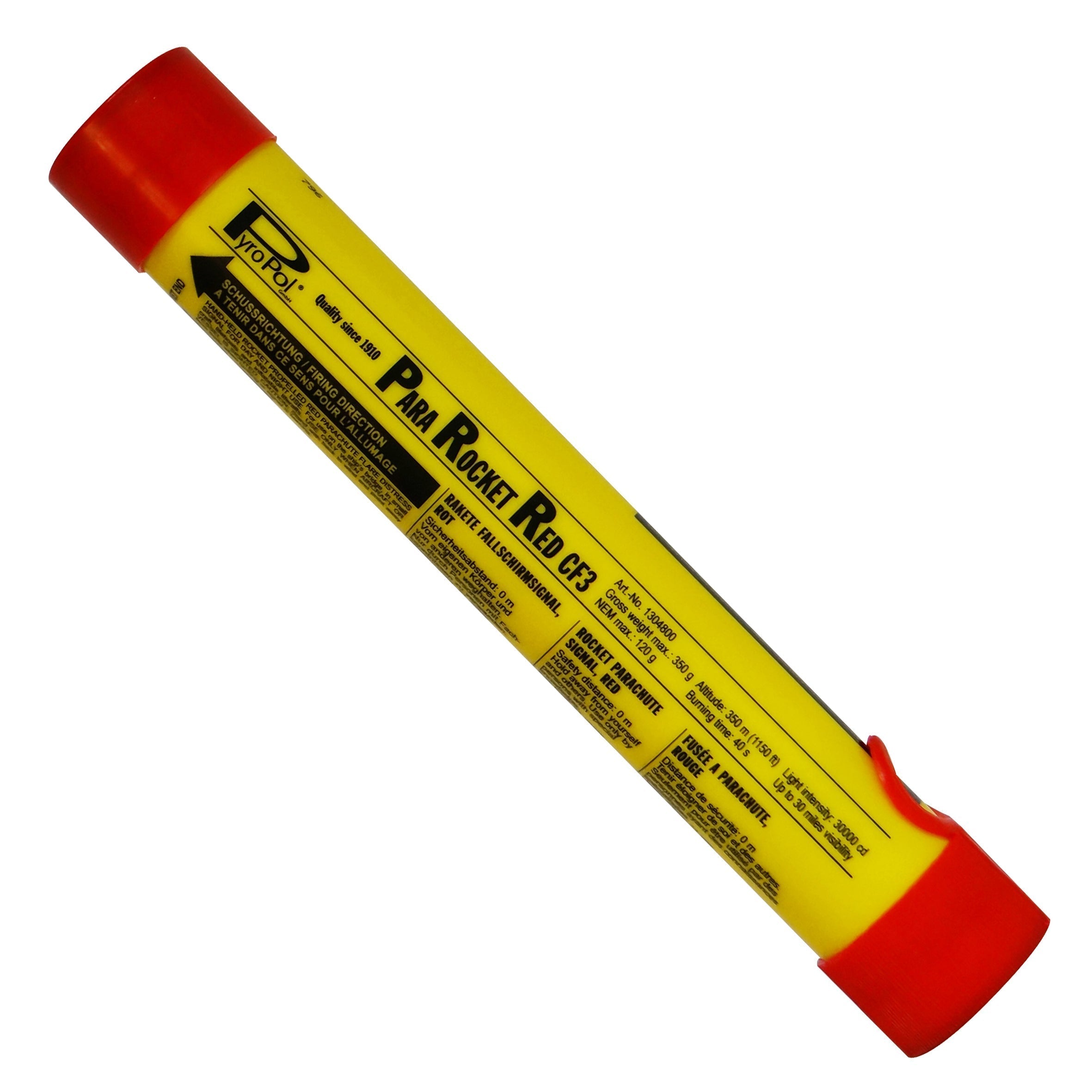 seacurity-seenotsignale-fallschirmsignalrakete-cf3-rot-solas image 1
