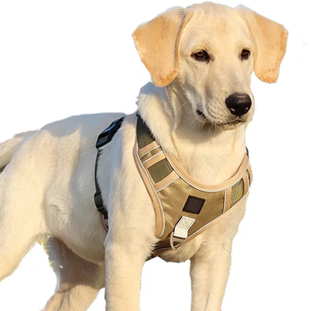 seacurity-brustgeschirr-f-r-hunde-mit-leine-gr-m-khaki image 1