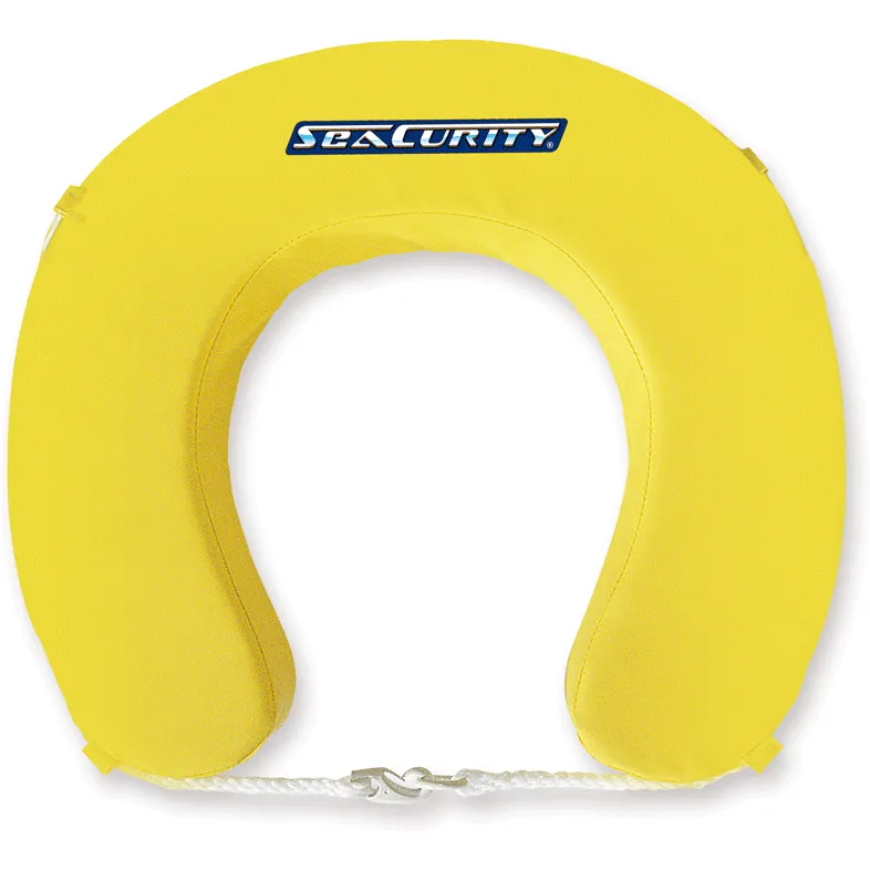 seacurity-rettungsring-hufeisen-gelb-schaumstoff-56-cm image 1