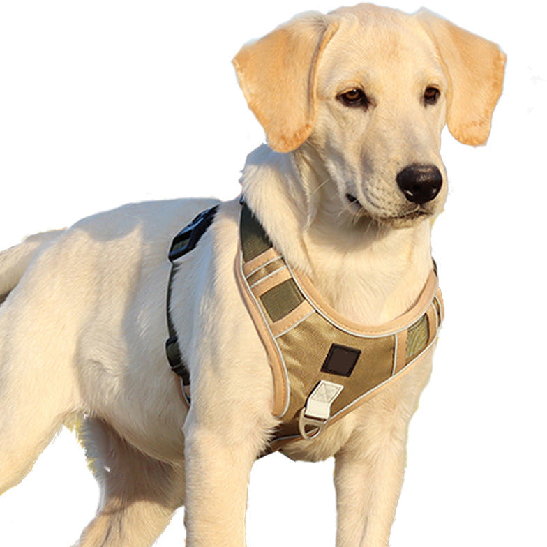 seacurity-brustgeschirr-f-r-hunde-mit-leine-gr-m-khaki image 1
